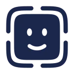 Face Scan Square SVG Icon
